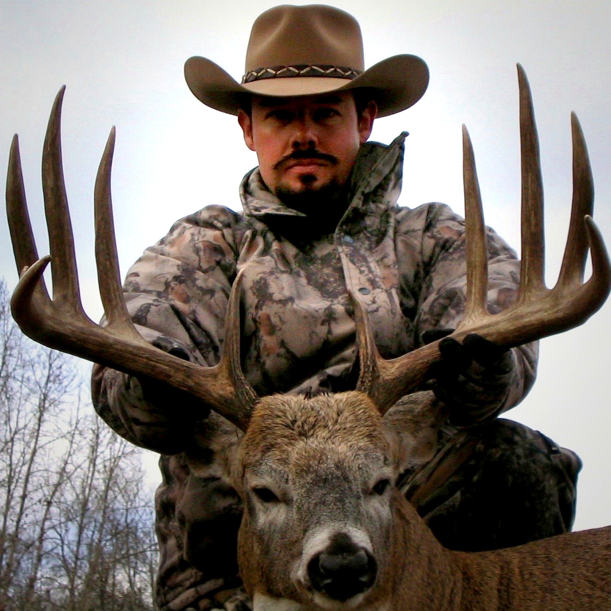 Shawn Chatham during the early Chasing the Dream television years with a mature whitetail