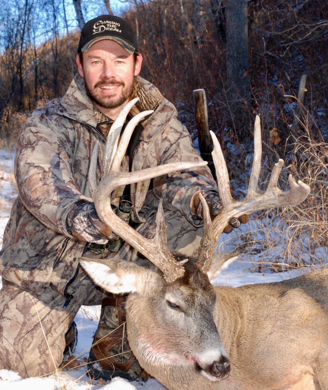 Shawn Chatham in the field during his outdoor television career