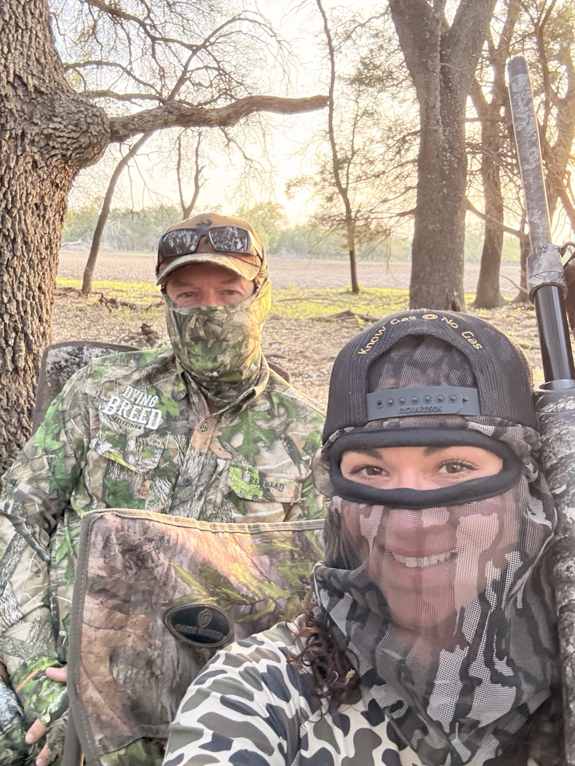A family field moment shared outdoors